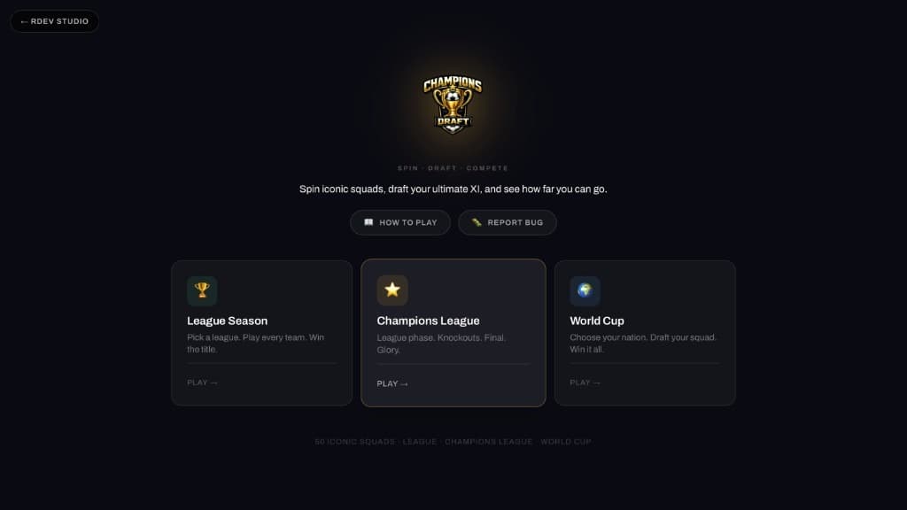 Champions Draft